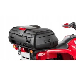 Top case with backrest shad quad atv 80 liters