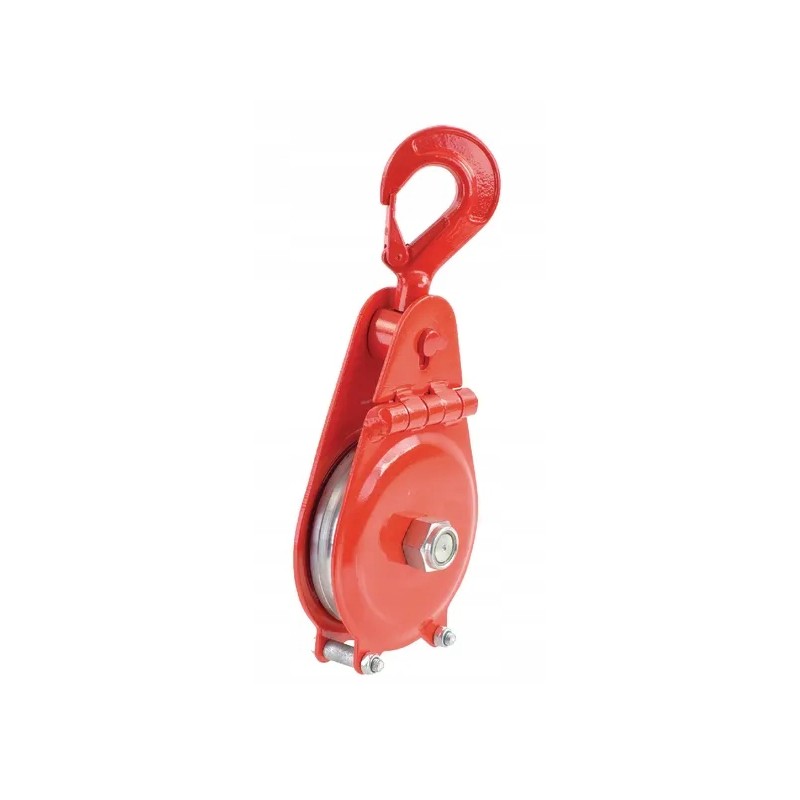 Rope pulley with hook fssrk 14, wheel oe 144 mm