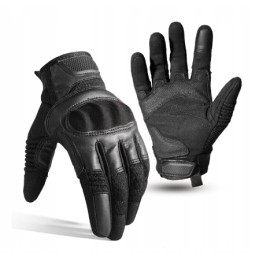 Motor quad eco leather tactical touch gloves
