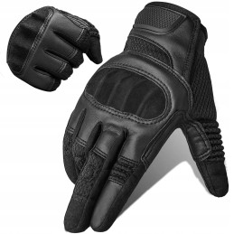 Motor quad eco leather tactical touch gloves