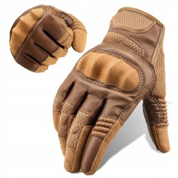 Motor quad eco leather tactical touch gloves