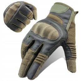 Motor quad eco leather tactical touch gloves