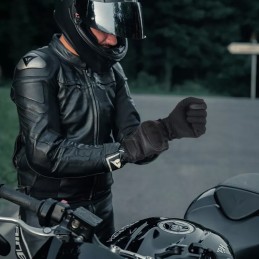 Motor quad eco leather tactical touch gloves