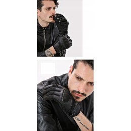 Motor quad eco leather tactical touch gloves