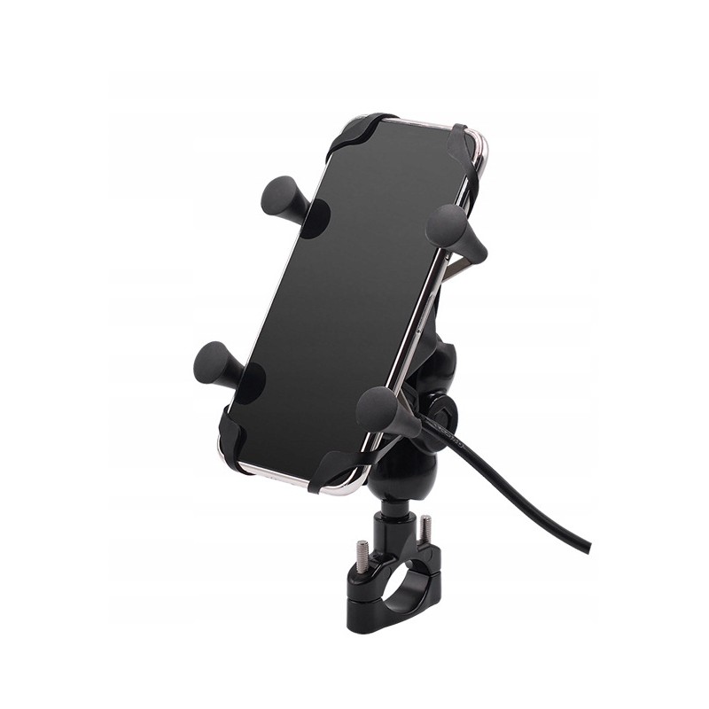 Motorcycle GPS Phone Holder USB 2A 3 5 6 5