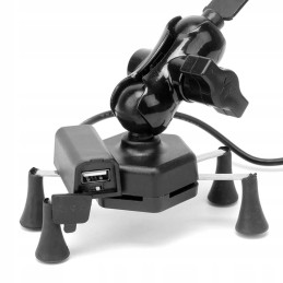 Motorcycle GPS Phone Holder USB 2A 3 5 6 5