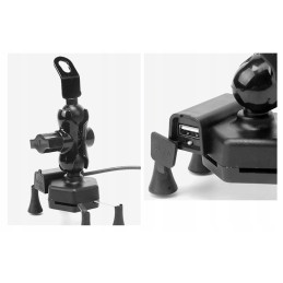 Motorcycle GPS Phone Holder USB 2A 3 5 6 5