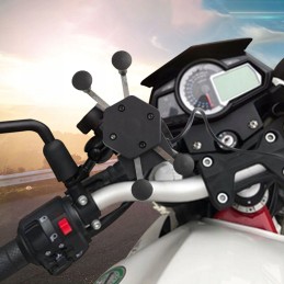 Motorcycle GPS Phone Holder USB 2A 3 5 6 5