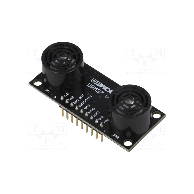 1 pcs x DFROBOT - SEN0001 - Sensor: distance, ultrasonic, 3.3÷5VDC, RS232, 0.05÷5m, 10Hz