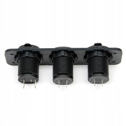 Cigarette lighter socket quad moto voltmeter 2x usb 2a