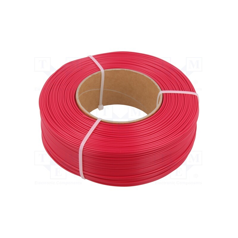 1 rol x ROSA 3D - 5907753132543 - Filament: PLA, 1.75mm, red (ruby), 185÷225°C, 1kg, ROSA-4172
