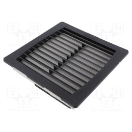 1 pcs x WEIDMu00dcLLER - FF 32 55/230V BK - Fan: AC, axial, 230VAC, 110m3/h, 40dBA, IP55, 202x93x202mm, black