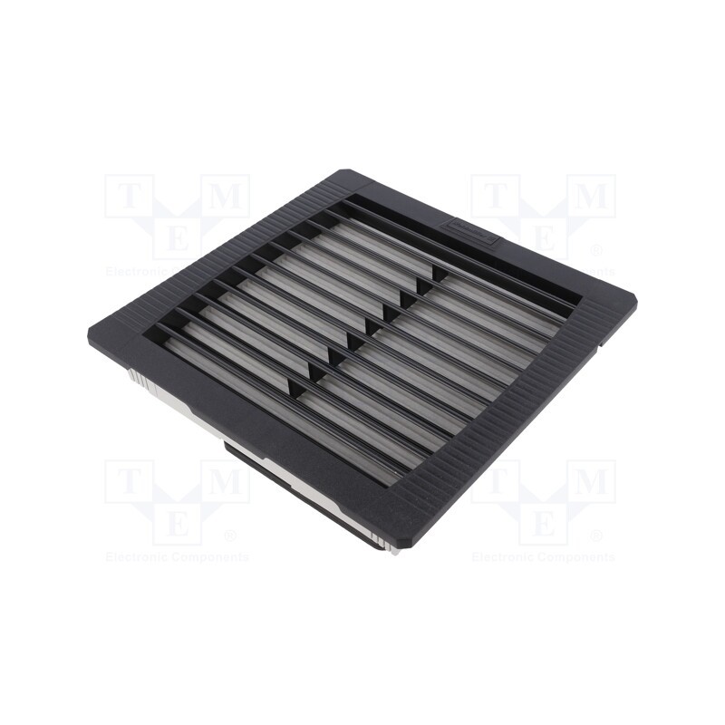 1 pcs x WEIDMu00dcLLER - FF 32 55/230V BK - Fan: AC, axial, 230VAC, 110m3/h, 40dBA, IP55, 202x93x202mm, black