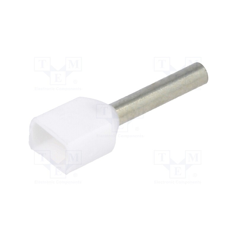 50 pcs x BM GROUP - BM 00553 - Tip: bootlace ferrule, insulated,double, copper, 0.75mm2, 10mm