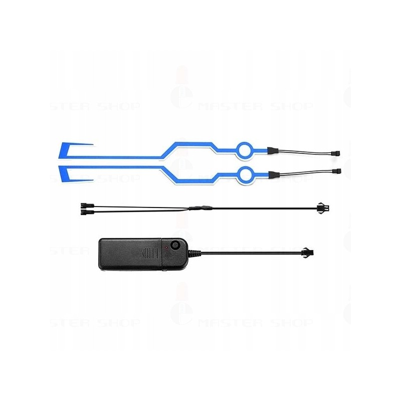 Motorcycle helmet LED lighting