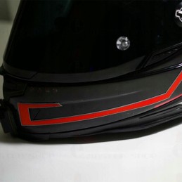 Motorcycle helmet LED lighting