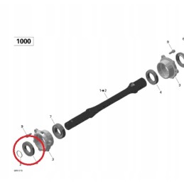Engine sealant can am outlander renegade g1 g2 420430580 front exit
