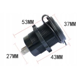 Car charger 2xusb qc3 0 touch voltmeter