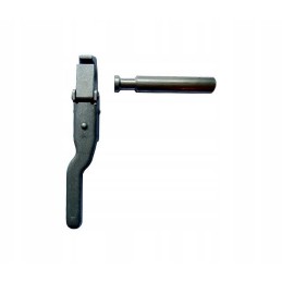 The side lock with a paper clip is strong, the bottom opening is left