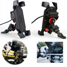 GPS phone holder, usb charger 2a quad motor