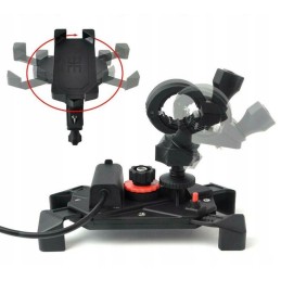 GPS phone holder, usb charger 2a quad motor