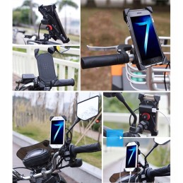 GPS phone holder, usb charger 2a quad motor