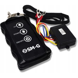 Wireless remote control for a 12v winch in a cover