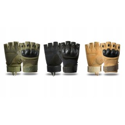 Motor quad eco leather tactical short gloves