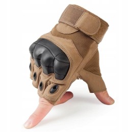 Motor quad eco leather tactical short gloves
