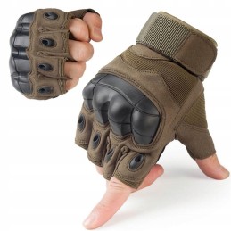 Motor quad eco leather tactical short gloves