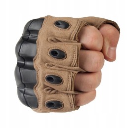 Motor quad eco leather tactical short gloves