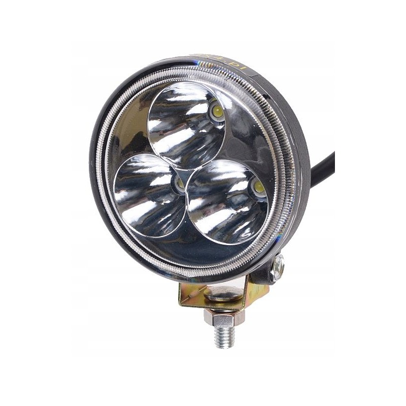 Long range lamp 9w 3x led spot utv atv 4x4 quad
