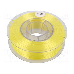 1 rol x DEVIL DESIGN - SILK 1,75 BRIGHT YELLOW 0,33 - Filament: SILK, Ø: 1.75mm, yellow (bright), 225÷245°C, 330g