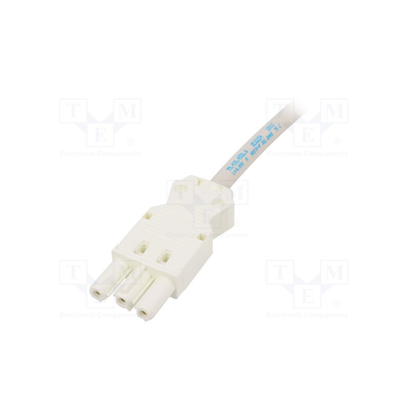 1 pcs x STEGO - 244422 - Power cable, 121/122, female, white, 4m, 3x1.5mm2