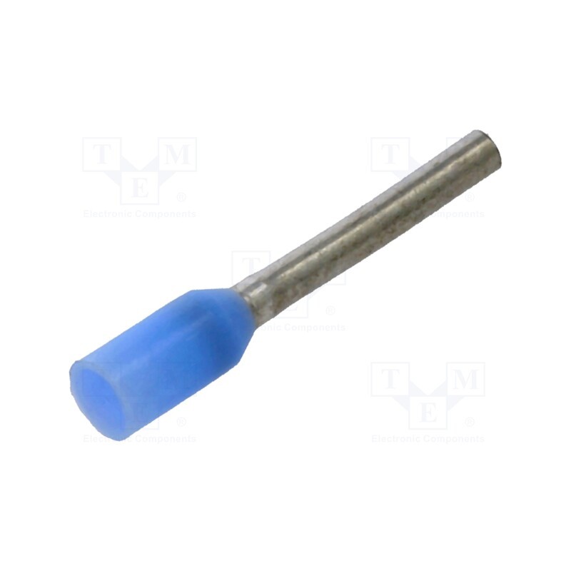 50 pcs x BM GROUP - BM 00500 - Tip: bootlace ferrule, insulated, copper, 0.25mm2, 8mm, tinned