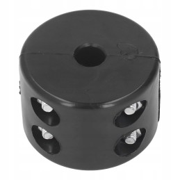 Rubber hook stopper on the winch line