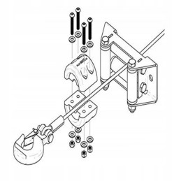 Rubber hook stopper on the winch line