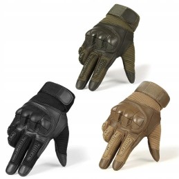 Motor quad eco leather tactical touch gloves
