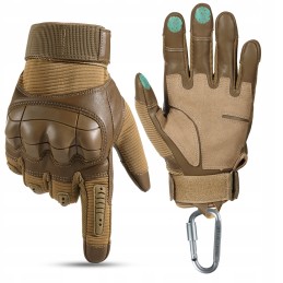 Motor quad eco leather tactical touch gloves