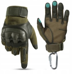 Motor quad eco leather tactical touch gloves