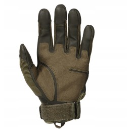 Motor quad eco leather tactical touch gloves