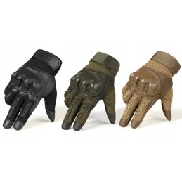 Motor quad eco leather tactical touch gloves