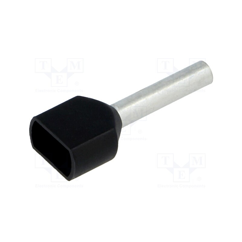 50 pcs x BM GROUP - BM 00657 - Tip: bootlace ferrule, insulated,double, copper, 1.5mm2, 12mm