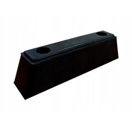 Rubber bumper 215x50x55 cm large, 2 holes