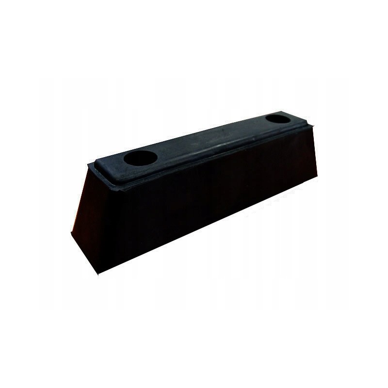 Rubber bumper 215x50x55 cm large, 2 holes