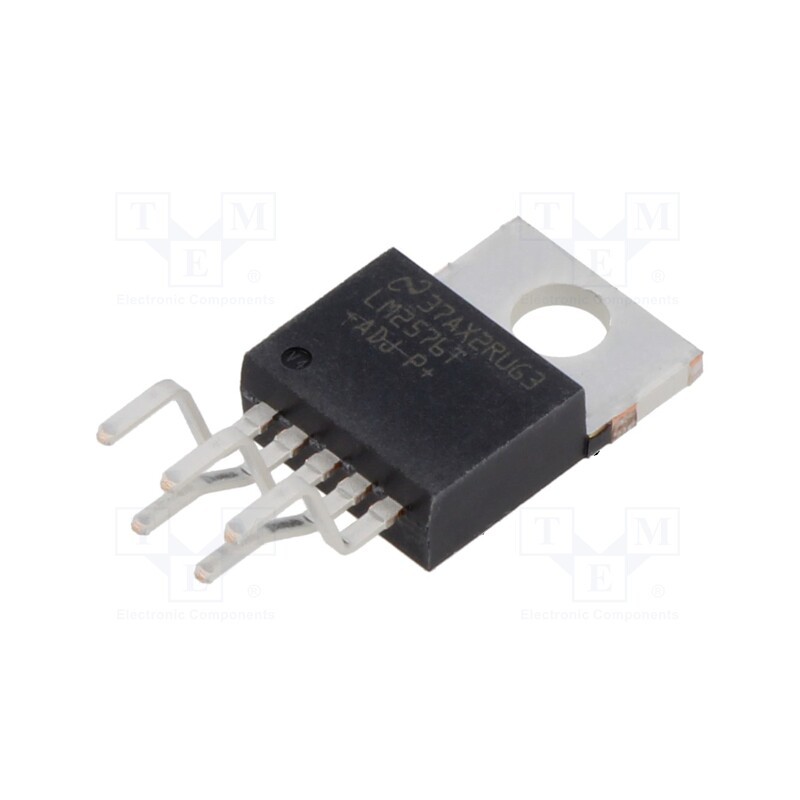 1 pcs x TEXAS INSTRUMENTS - LM2576T-ADJ/LF03 - IC: PMIC, DC/DC converter, Uin: 4÷40VDC, Uout: 1.23÷37VDC, 3A, Ch: 1