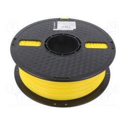 1 rol x GEMBIRD - 3DP-ABS1.75-01-Y - Filament: ABS, 1.75mm, yellow, 225÷245°C, 1kg