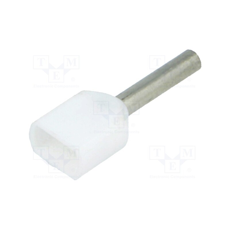 50 pcs x BM GROUP - BM 00651 - Tip: bootlace ferrule, insulated,double, copper, 0.5mm2, 8mm