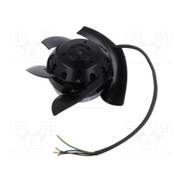 1 pcs x EBM-PAPST - Fan: AC, axial, 230/400VAC, Ø353x104mm, 2900m3/h, 69dBA, 1420rpm