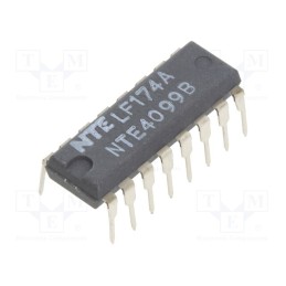 1 pcs x NTE Electronics - NTE4099B - IC: digital, latch, Ch: 8, THT, DIP16